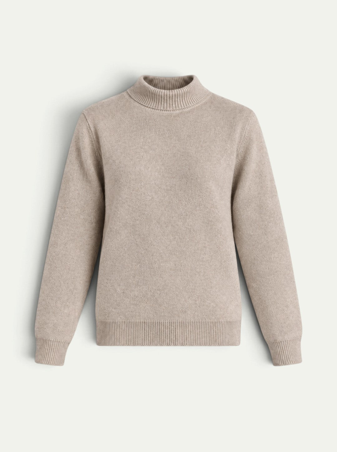 Sweter z wysokim kołnierzem z kaszmiru