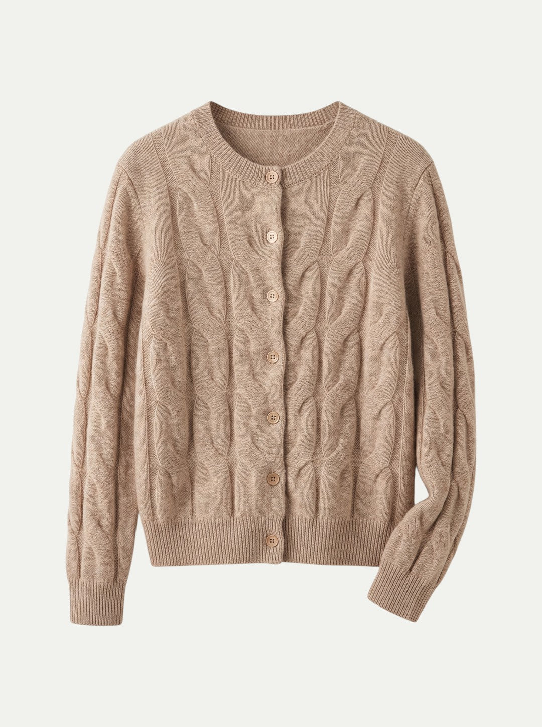 Sweter Pleciony z Kaszmiru