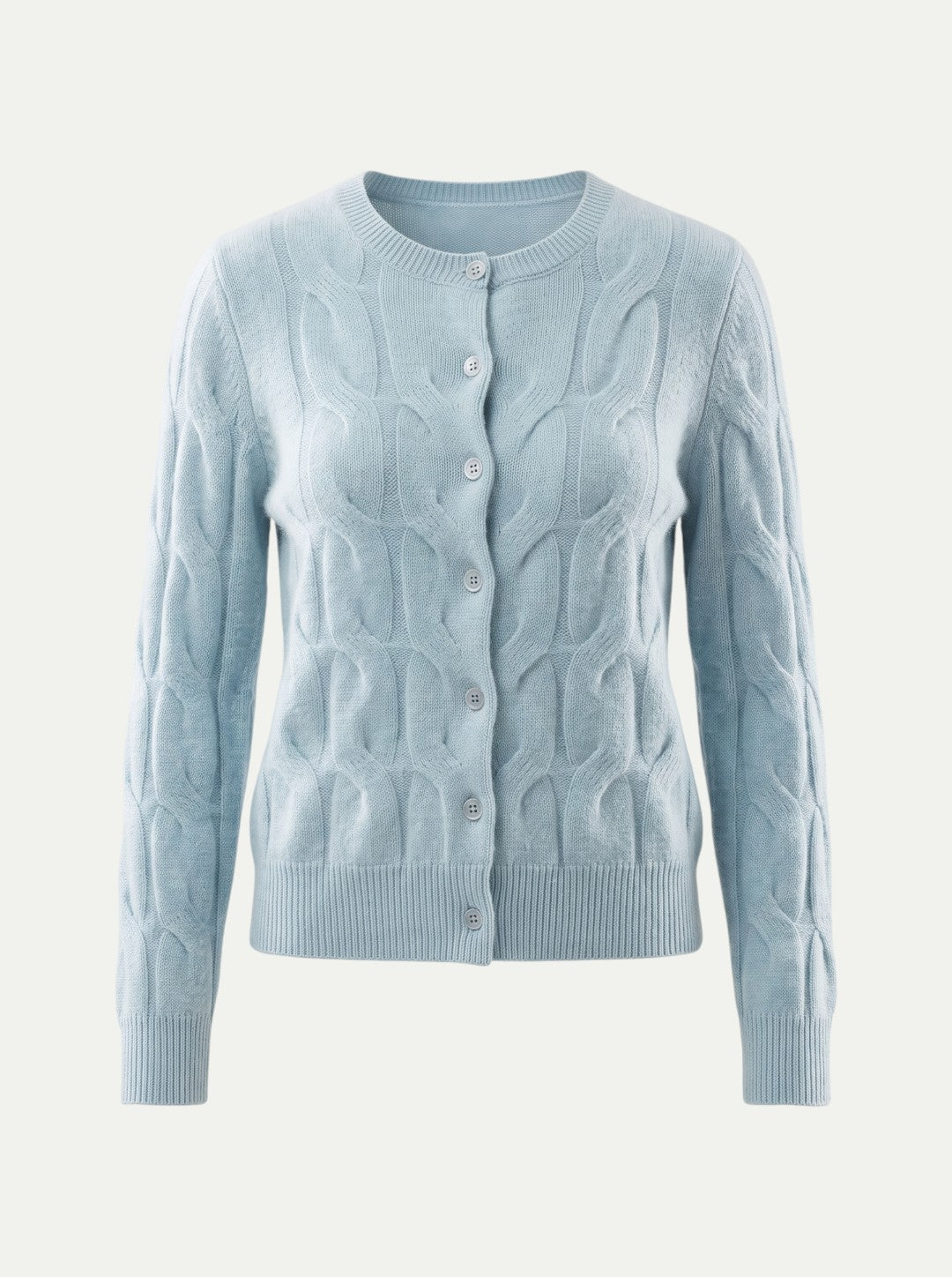 Sweter Pleciony z Kaszmiru