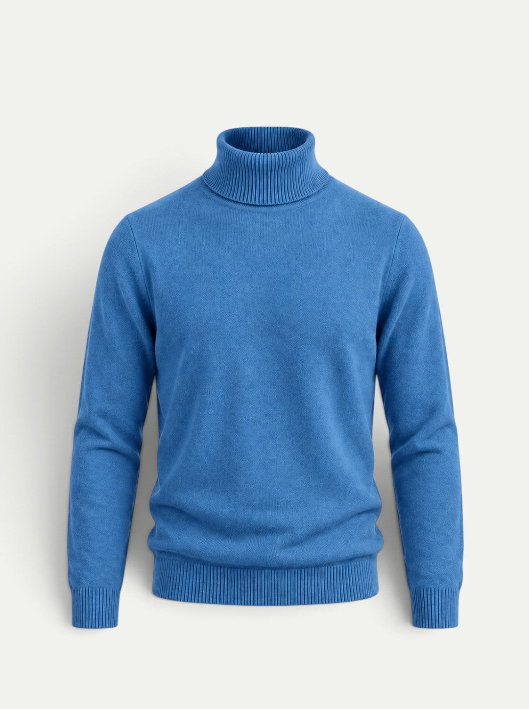 Sweter z Wysokim Kołnierzem z Czystej Wełny Kaszmirowej
