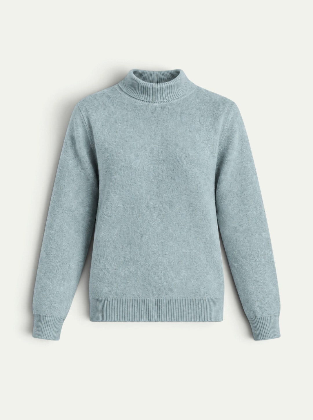 Sweter z wysokim kołnierzem z kaszmiru