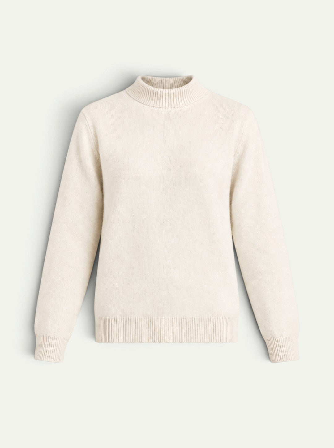 Sweter z wysokim kołnierzem z kaszmiru