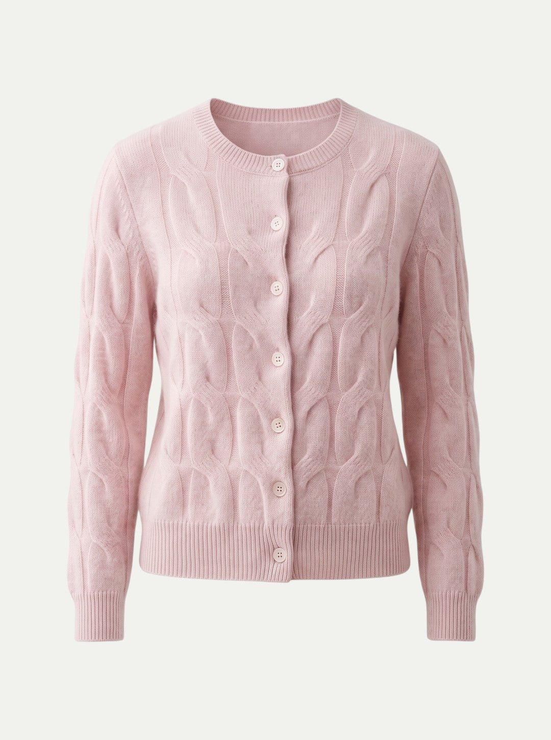Sweter Pleciony z Kaszmiru