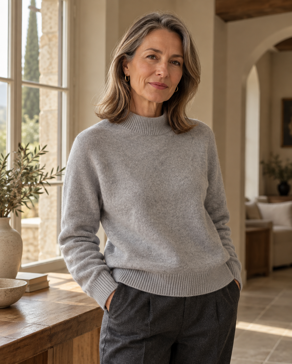 SWETER KASZMIROWY ARLINGTON